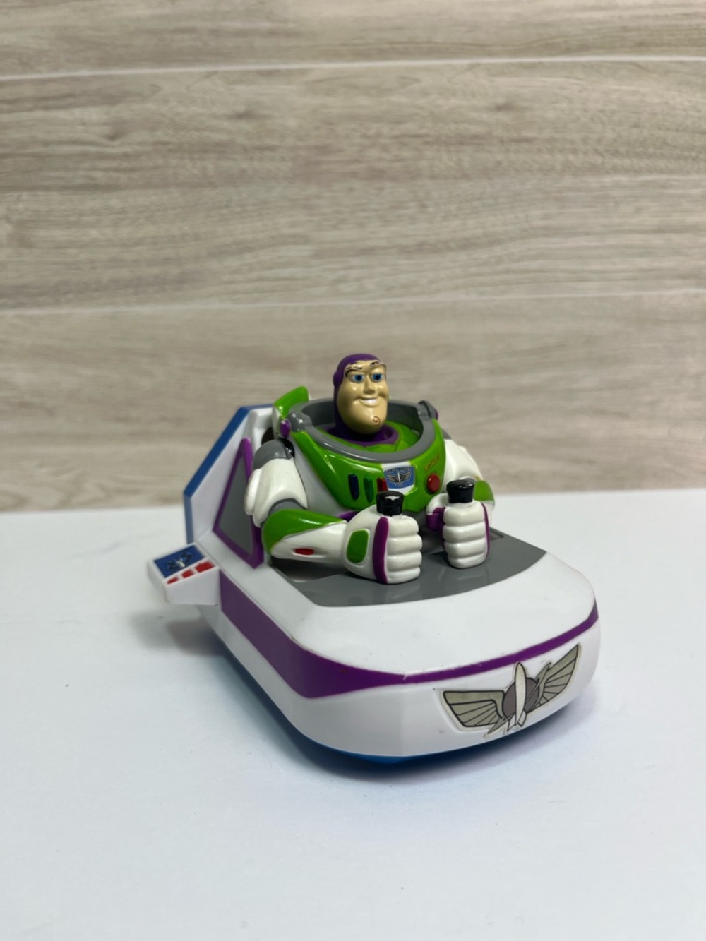 Disney World Parks Toy Story Buzz Lightyear Spaceship Pull Back Toy Car